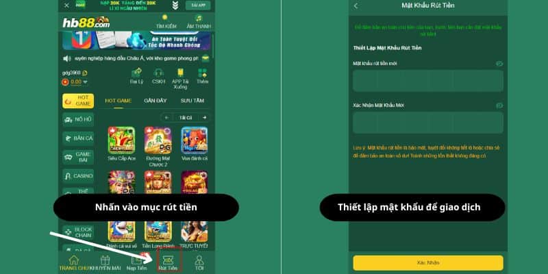 Tham Khảo Các Bước Hướng Dẫn Thực Hiện Rút Tiền HB88